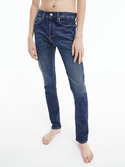 Calvin Klein Ruhák HU874799 | Calvin Klein Skinny Férfi Farmernadrág Kék